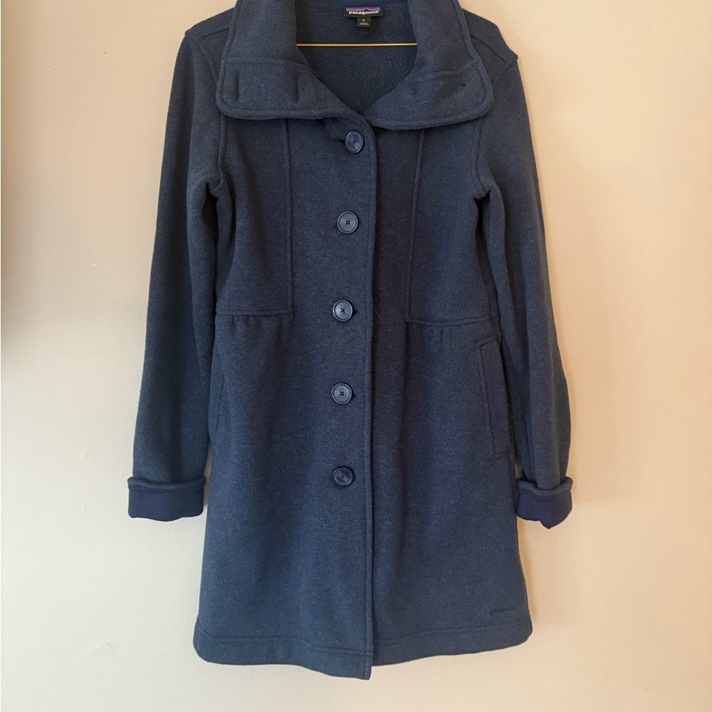 Patagonia Better Sweater Long City Jacket Coat Fleece Black Women’s Size M